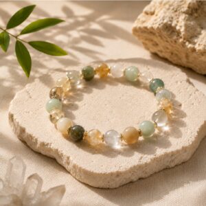 Mixed Stone Jade Bracelet