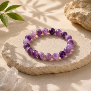 Purple Agate Bracelet